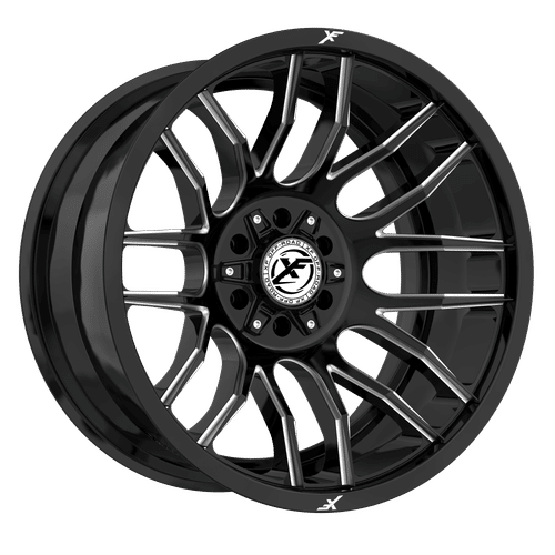 XF OFFROAD XF-232 Gloss Black Milled 20x10 6x135/6x139.7 Wheels | Offset: -12 | Backspace: nan | Bore: 106.4