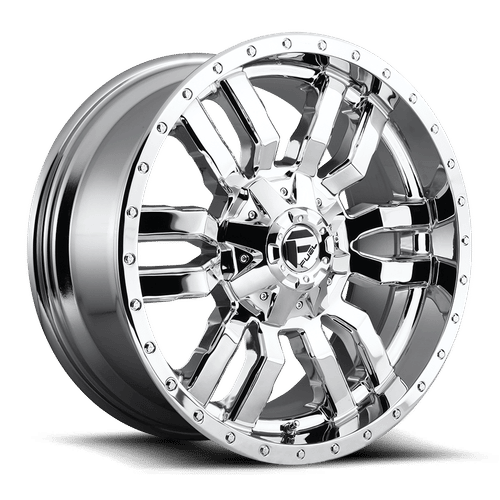 Fuel D631 CHROME PLATED 20x9 8x165.1 Wheels | Offset: 1 | Backspace: 5.04 | Bore: 125.1