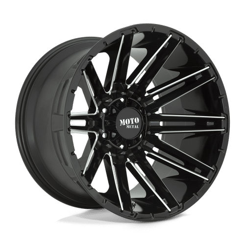Moto Metal MO998 KRAKEN GLOSS BLACK MILLED 20x10 6x135 Wheels | Offset: -18 | Backspace: 4.79 | Bore: 87.1