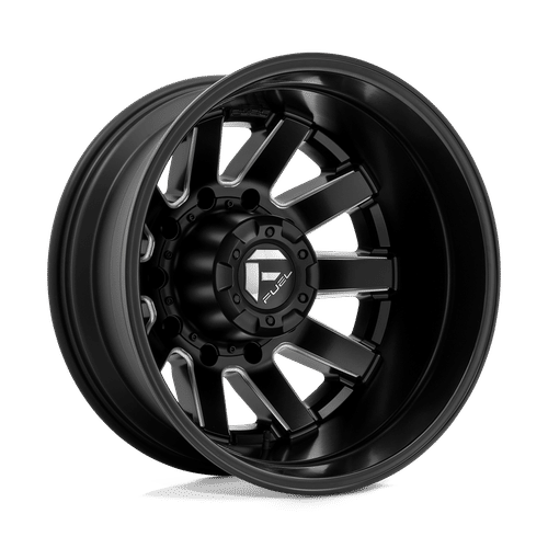 Fuel D538 MATTE BLACK MILLED 24x8.25 8x170 Wheels | Offset: -201 | Backspace: -3.29 | Bore: 125.1