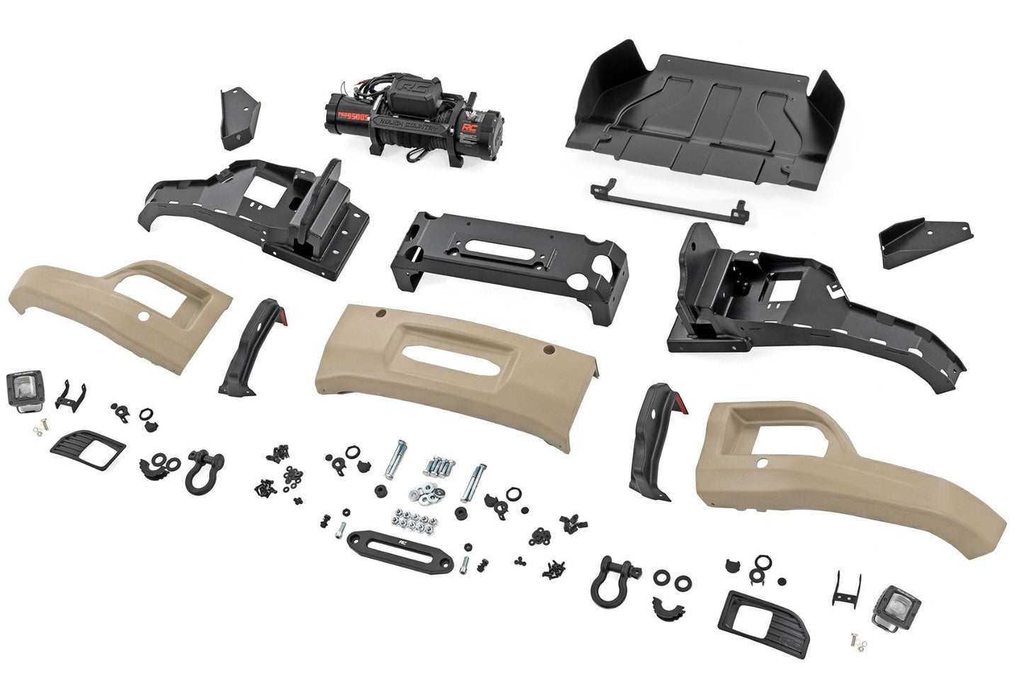 Front FXS Bumper | 12000S | GTL Sand Dune | Chevy Silverado 1500 2WD/4WD (2023-2026)