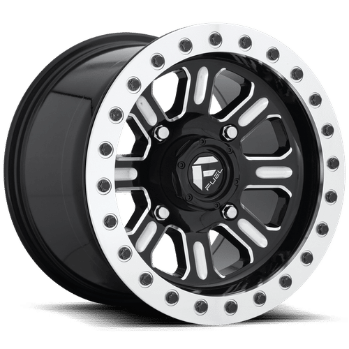 Fuel D910 GLOSS BLACK MILLED 15x10 4x137 Wheels | Offset: 25 | Backspace: 6.48 | Bore: 110.1