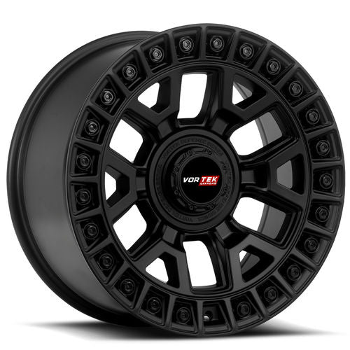 VORTEK VRD-704MB Matte Black 17x9 6x135/6x139.7 Wheels | Offset: -12 | Backspace: nan | Bore: 106.1