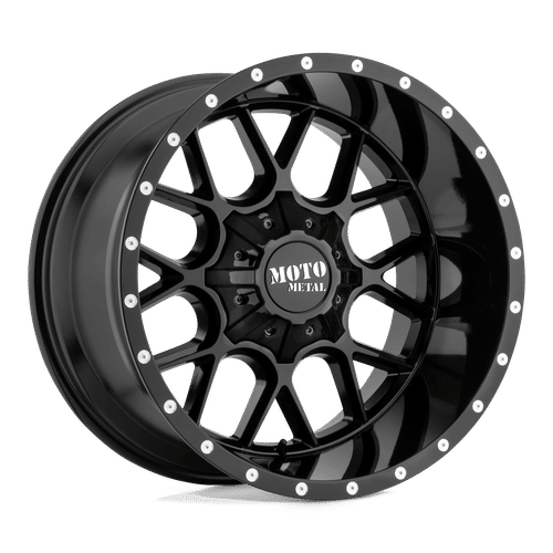 Moto Metal MO986 SIEGE GLOSS BLACK 22x10 6x135/6x139.7 Wheels | Offset: 12 | Backspace: 5.97 | Bore: 106.1