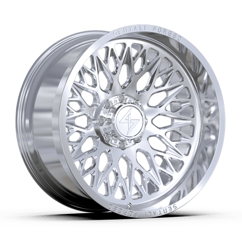 Sentali Forged SF6P Polished 26x12 5x139.7 Wheels | Offset: -44 | Backspace: 4.75 | Bore: 77.8