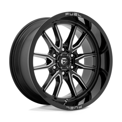 Fuel D761 GLOSS BLACK MILLED 17x9 6x139.7 Wheels | Offset: -12 | Backspace: 4.53 | Bore: 106.1