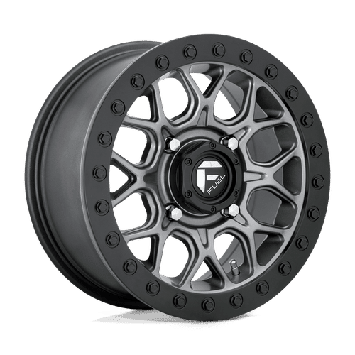Fuel D919 MATTE GUN METAL BLACK BEAD RING 15x10 4x137 Wheels | Offset: 0 | Backspace: 5.5 | Bore: 110.1
