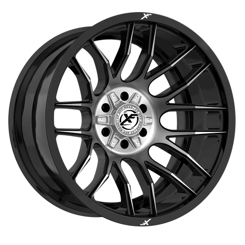 XF OFFROAD XF-232 Titanium Dark Tint 20x10 8x165.1/8x170 Wheels | Offset: -12 | Backspace: nan | Bore: 125.2