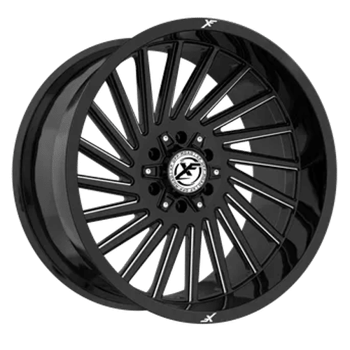 XF OFFROAD XF-239 Gloss Black Milled 20x10 8x165.1/8x170 Wheels | Offset: -12 | Backspace: nan | Bore: 125.2