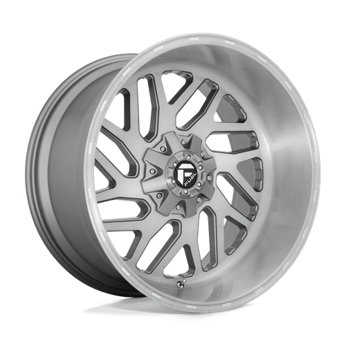 Fuel D715 BRUSHED GUN METAL TINTED CLEAR 22x12 8x165.1 Wheels | Offset: -43 | Backspace: 4.81 | Bore: 125.1