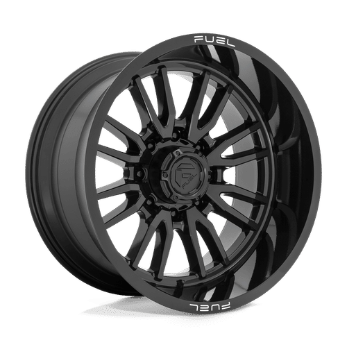 Fuel D760 GLOSS BLACK 22x12 8x180 Wheels | Offset: -44 | Backspace: 4.77 | Bore: 124.2