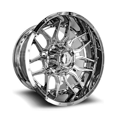 XF OFFROAD XF 222 CHROME Chrome 20x12 8x170/8x165.1 Wheels | Offset: -44 | Backspace: nan | Bore: 125.2