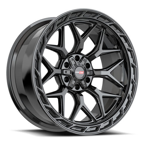 VORTEK VRP-504GB Gloss Black 20x9 5x127/5x139.7 Wheels | Offset: 0 | Backspace: 5 | Bore: 78.1
