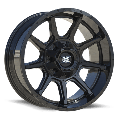 TWISTED OFF-ROAD TW2 Gloss Black 22x10 8x165.1/8x170 Wheels | Offset: -18 | Backspace: 4.75 | Bore: nan