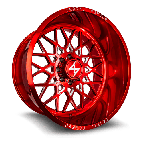 Sentali Forged SF5RM Red Milled 28x16 8x180 Wheels | Offset: -99 | Backspace: 4.5 | Bore: 124.3