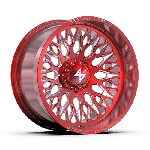 Sentali Forged SF6RM Red Milled 30x16 8x165.1 Wheels | Offset: -99 | Backspace: 4.5 | Bore: 125.2