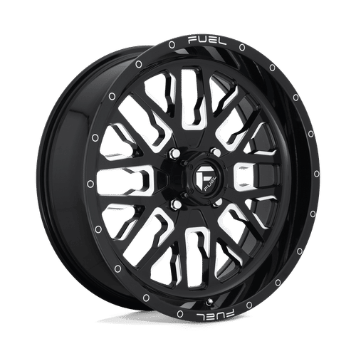 Fuel D611 GLOSS BLACK MILLED 20x7 4x137 Wheels | Offset: 13 | Backspace: 4.51 | Bore: 110.1