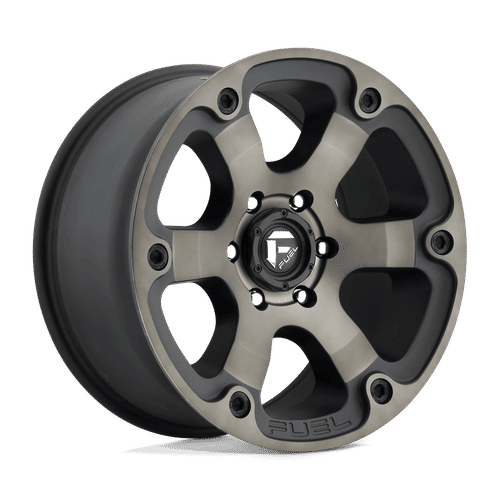 Fuel D564 MATTE BLACK DOUBLE DARK TINT 18x9 6x139.7 Wheels | Offset: -12 | Backspace: 4.53 | Bore: 108