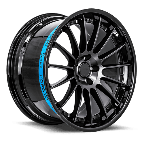 Sentali Barrel Forged SB2 Gloss Black Lip / Matte Black Centre 22x10.5 5x112 Wheels | Offset: 40 | Backspace: 7.25 | Bore: 66.6