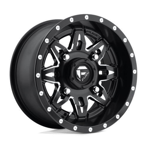 Fuel D567 MATTE BLACK MILLED 15x7 4x137 Wheels | Offset: 13 | Backspace: 4.51 | Bore: 110.1