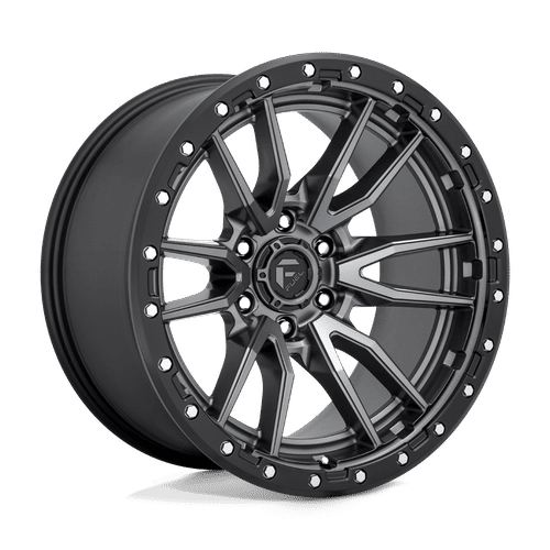 Fuel D680 MATTE GUN METAL BLACK BEAD RING 20x10 6x139.7 Wheels | Offset: -18 | Backspace: 4.79 | Bore: 106.1