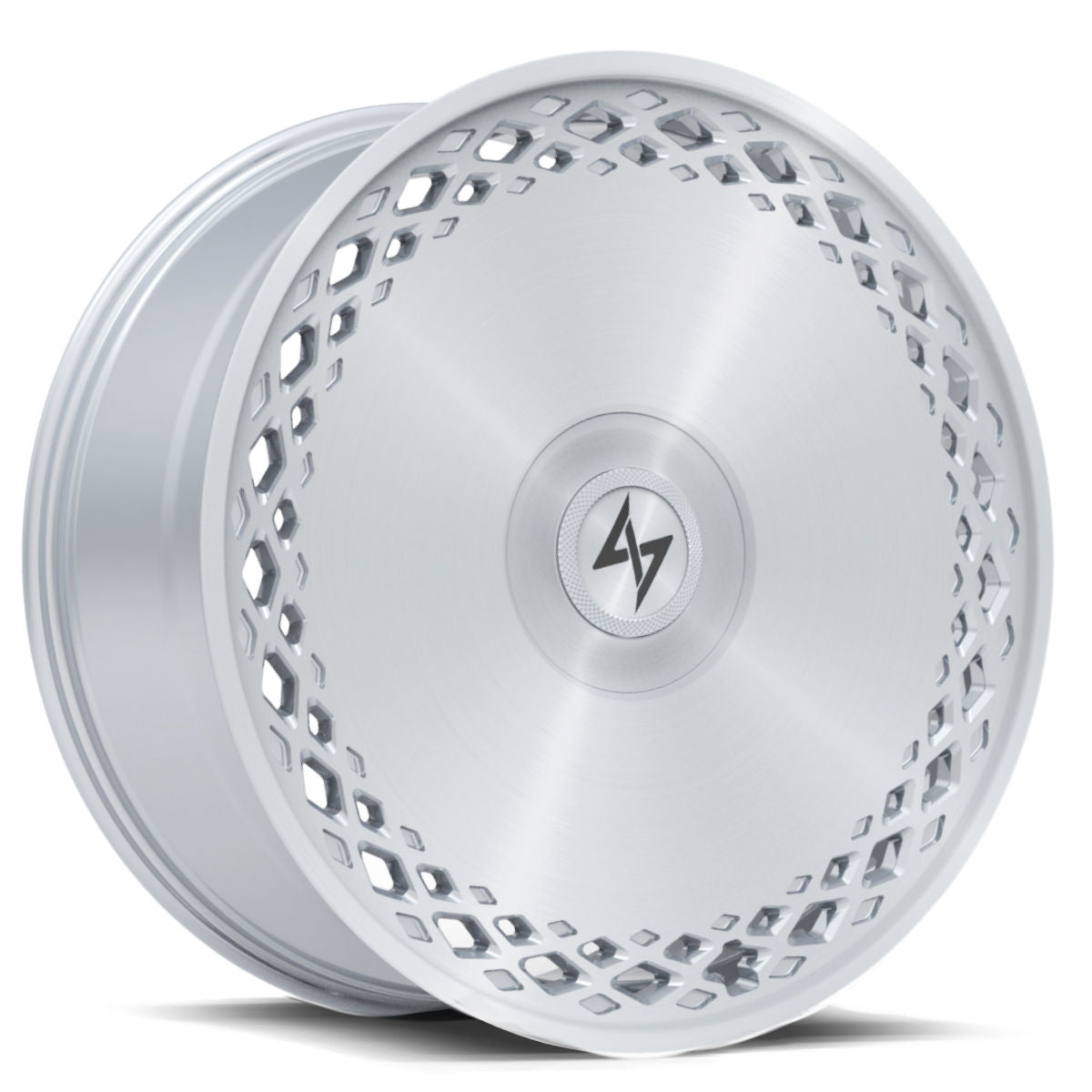 Sentali Luxx Coral Reef Brushed Silver 24x10 5x127/5x120 Wheels | Offset: 30 | Backspace: nan | Bore: 74.1