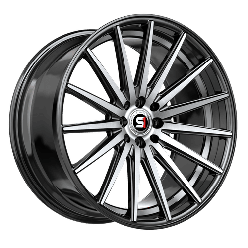 SPEC-1 RACING SP-69BMU Gloss Black Machined / Undercut 17x7.5 5x114.3/5x120 Wheels | Offset: 42 | Backspace: 6 | Bore: 73.1