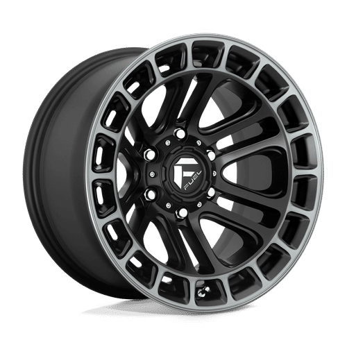 Fuel D720 MATTE BLACK DOUBLE DARK TINT MACHINED 20x9 6x135 Wheels | Offset: 1 | Backspace: 5.04 | Bore: 87.1