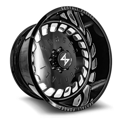 Sentali Forged SF4BM Gloss Black Milled 30x16 6x135 Wheels | Offset: -99 | Backspace: 4.5 | Bore: 87.1