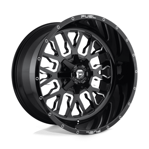 Fuel D611 GLOSS BLACK MILLED 17x9 6x135/6x139.7 Wheels | Offset: -12 | Backspace: 4.53 | Bore: 106.1