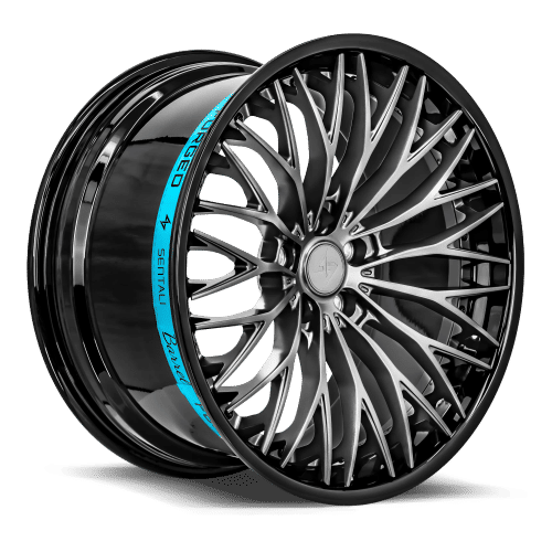 Sentali Barrel Forged SB1 Gloss Black Lip / Matte Gunmetal Centre 19x10.5 5x120 Wheels | Offset: 35 | Backspace: 7.25 | Bore: 72.6