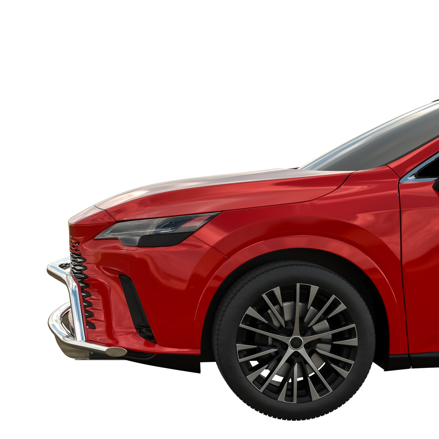 Vanguard Stainless Steel Front Guards Front Runners Bumper Guard for 2023-2025 lexus rx500h