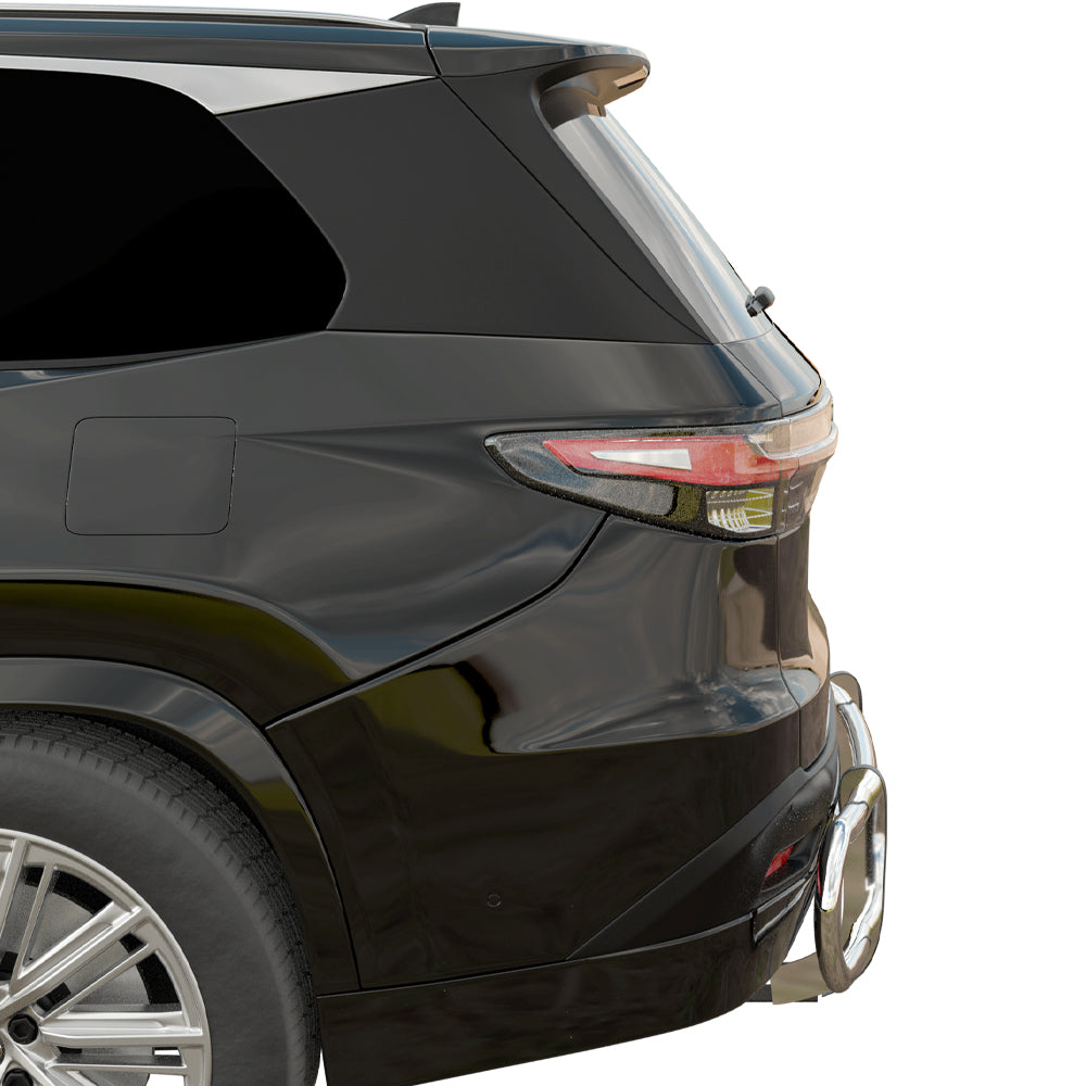 Vanguard Stainless Steel Rear Guards Rear Bumper Guards Bumper Guard for 2024-2025 toyota grand highlander