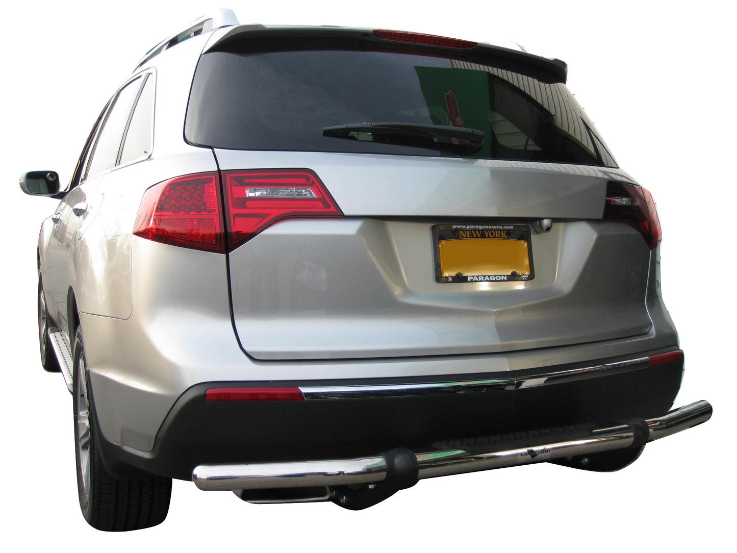 Vanguard Stainless Steel Rear Guards Rear Bumper Guards Bumper Guard for 2007-2013 acura mdx nan