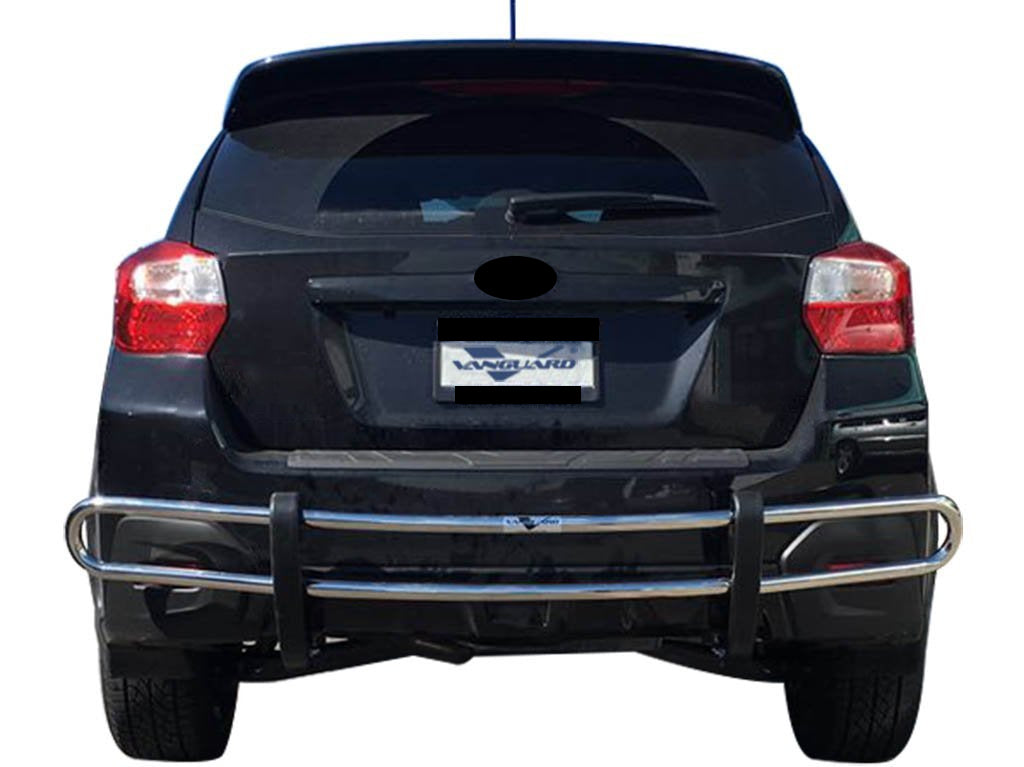 Vanguard Stainless Steel Rear Guards Rear Bumper Guards Bumper Guard for 2016-2018 subaru crosstrek nan