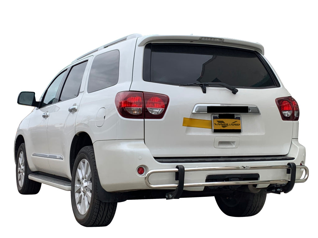 Vanguard Stainless Steel Rear Guards Rear Bumper Guards Bumper Guard for 2004-2020 toyota sienna nan