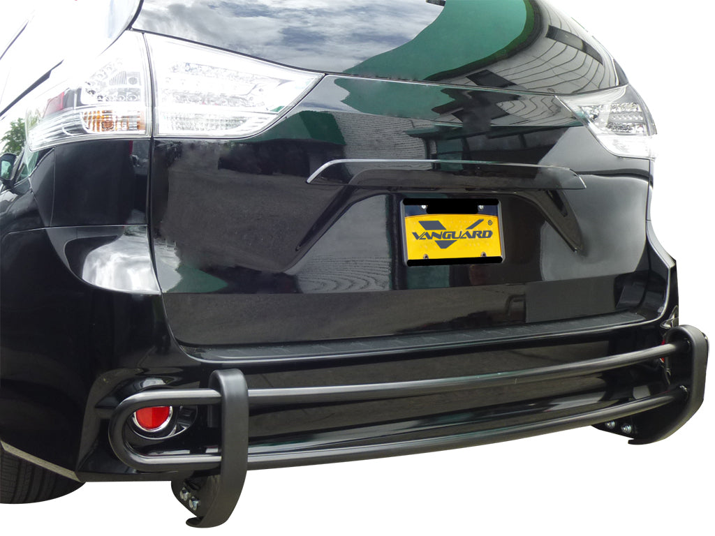 Vanguard Black Powdercoat Rear Guards Rear Bumper Guards Bumper Guard for 2004-2020 toyota sienna nan