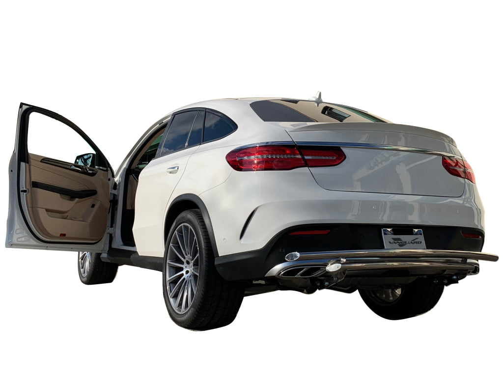 Vanguard Stainless Steel Rear Guards Rear Bumper Guards Bumper Guard for 2012-2014 mercedes-benz ml550 nan