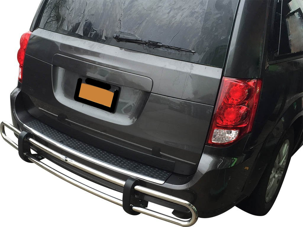 Vanguard Stainless Steel Rear Guards Rear Bumper Guards Bumper Guard for 2007-2016 chrysler town & country nan