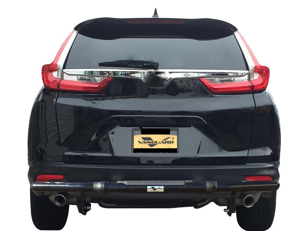 Vanguard Black Powdercoat Rear Guards Rear Bumper Guards Bumper Guard for 2017-2024 honda cr-v nan