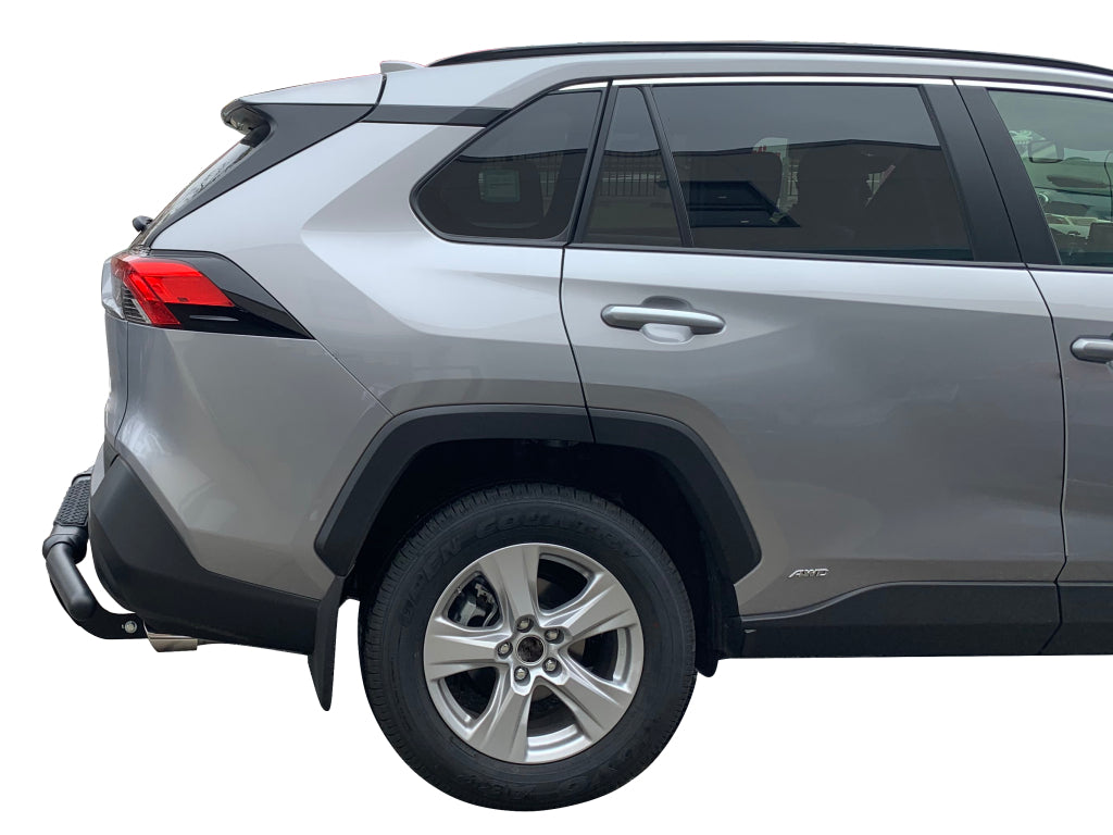 Vanguard Black Powdercoat Rear Guards Rear Bumper Guards Bumper Guard for 2019-2024 toyota rav4 nan
