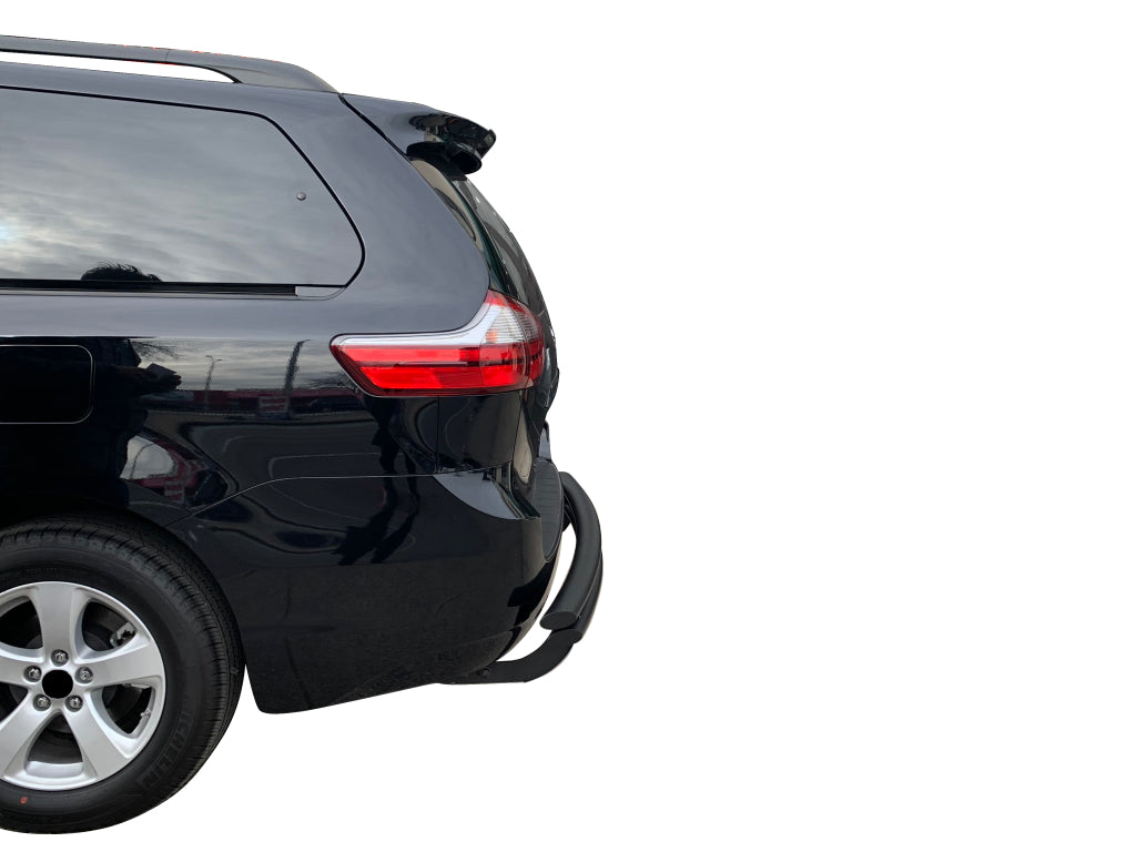 Vanguard Black Powdercoat Rear Guards Rear Bumper Guards Bumper Guard for 2004-2020 toyota sienna