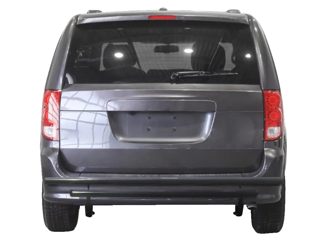 Vanguard Black Powdercoat Rear Guards Rear Bumper Guards Bumper Guard for 2009-2014 volkswagen routan nan