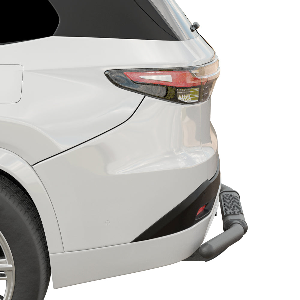 Vanguard Black Powdercoat Rear Guards Rear Bumper Guards Bumper Guard for 2024-2025 toyota grand highlander
