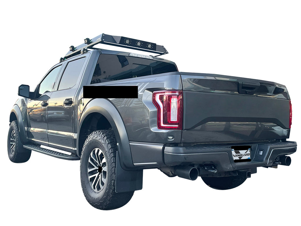 Vanguard Black Powdercoat Roof & Hitch Accessories Roof Racks Roof Rack for 2009-2024 ford f-150