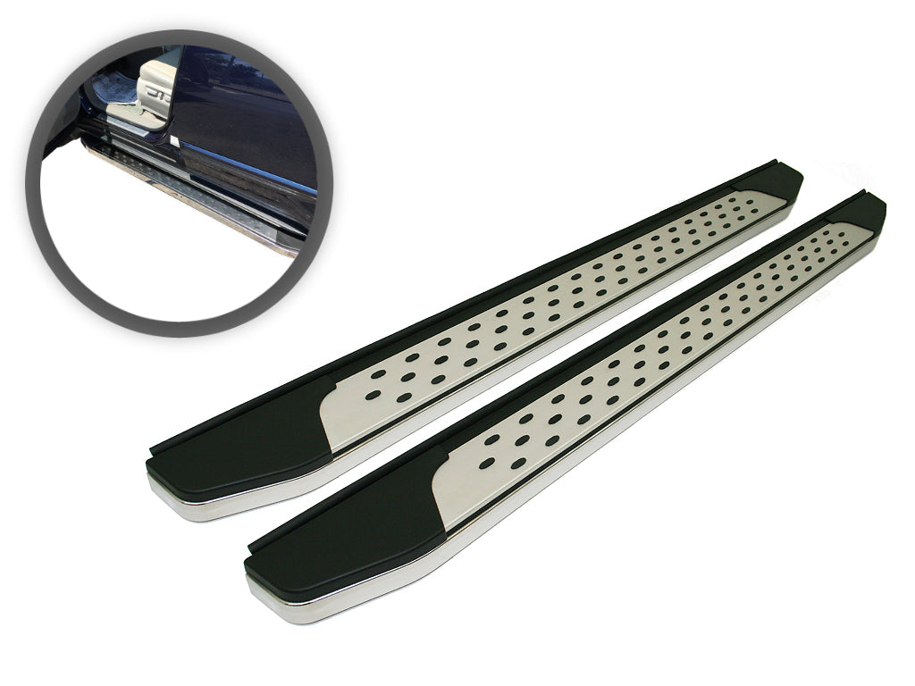 Vanguard Polished Chrome Side Steps & Running Boards Running Boards Running Board for 2009-2015 honda pilot nan