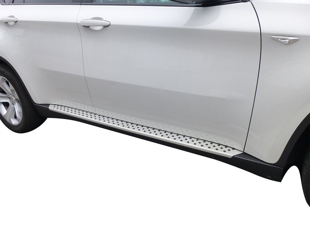 Vanguard Brushed Aluminum Side Steps & Running Boards Running Boards Running Board for 2008-2014 bmw x6 nan