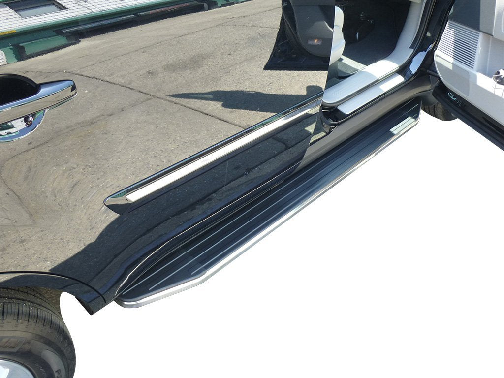 Vanguard Black Side Steps & Running Boards Running Boards Running Board for 2016-2022 honda pilot nan