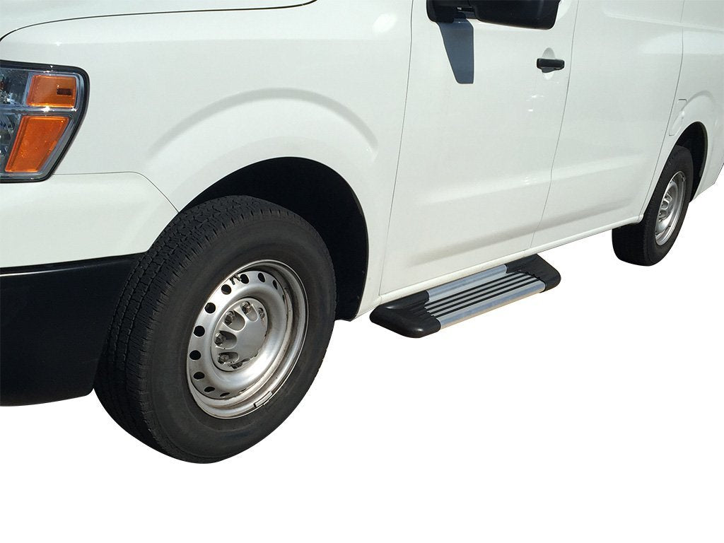 Vanguard Brushed Aluminum Side Steps & Running Boards Running Boards Running Board for 2012-2021 nissan nv2500 nan