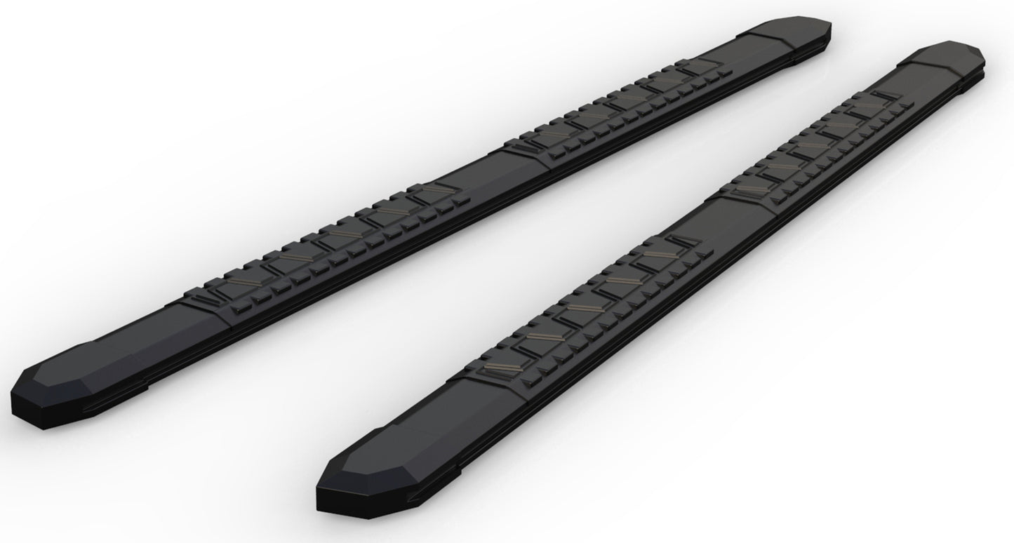 Vanguard Black Powdercoat Side Steps & Running Boards Running Boards Running Board for 2022-2024 hyundai santa cruz